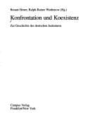 Tapa de Konfrontation und Koexistenz: Zur Geschichte des deutschen Judentums (Campus Judaica) (German Edition)