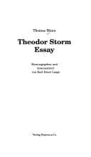 Tapa de Theodor Storm
