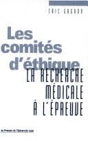 Tapa de Les comités d'éthique