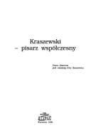 Tapa de Kraszewski--pisarz współczesny
