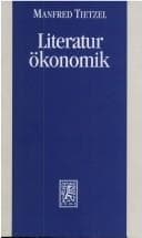 Tapa de Literaturökonomik