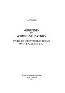 Tapa de Origine et commune patrie