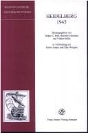 Tapa de Heidelberg 1945 (Transatlantische Historische Studien) (German Edition)