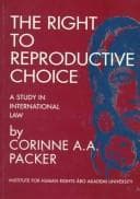 Tapa de The right to reproductive choice