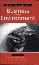 Tapa de The Earthscan reader in business and the environment