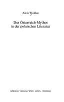 Tapa de Der Österreich-Mythos in der polnischen Literatur