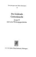 Tapa de Der leidende Gottesknecht