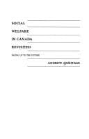 Tapa de Social welfare in Canada revisited