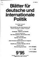 Tapa de Sicherheitspolitik für Europa zwischen Konsens und Konflikt