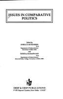 Tapa de Issues in comparative politics