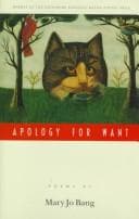 Tapa de Apology for Want