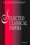 Tapa de Selected classical papers