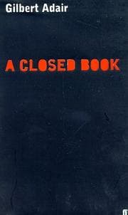 Tapa de A closed book