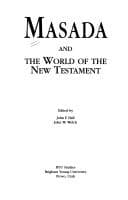 Tapa de Masada and the world of the New Testament