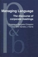 Tapa de Managing language