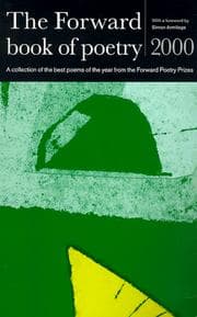 Tapa de The Forward Book of Poetry