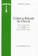 Tapa de Called to rebuild the church