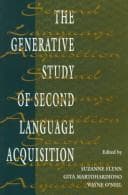 Tapa de The Generative Study of Second Language Acquisition