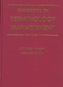 Tapa de Handbook of terminology management