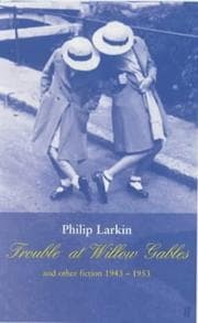 Tapa de Trouble at Willow Gables and other fictions