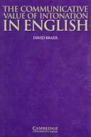 Tapa de The communicative value of intonation in English