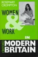 Tapa de Women and work in modern Britain