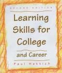 Tapa de Learning skills for college and career