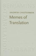 Tapa de Memes of translation