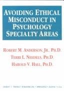 Tapa de Avoiding ethical misconduct in psychology specialty areas