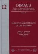 Tapa de Discrete mathematics in the schools