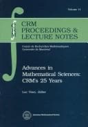 Tapa de Advances in mathematical sciences--CRM's 25 years