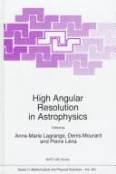 Tapa de High angular resolution in astrophysics