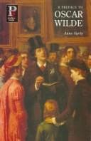 Tapa de A preface to Oscar Wilde