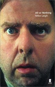 Tapa de All or Nothing (Faber and Faber Screenplays)