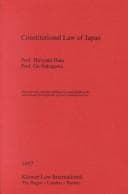 Tapa de Constitutional law of Japan