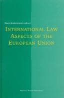 Tapa de International law aspects of the European Union