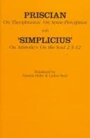 Tapa de On Theophrastus on sense-perception
