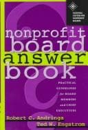 Tapa de Nonprofit board answer book