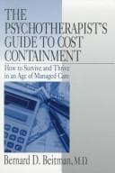 Tapa de The psychotherapist's guide to cost containment
