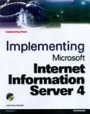 Tapa de Implementing Microsoft Internet information server 4