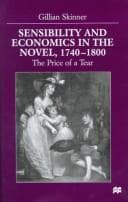 Tapa de Sensibility and economics in the novel, 1740-1800