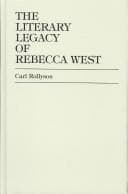 Tapa de The literary legacy of Rebecca West
