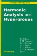 Tapa de Harmonic analysis and hypergroups