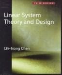 Tapa de Linear system theory and design
