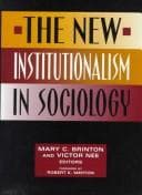 Tapa de The new institutionalism in sociology