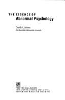Tapa de The essence of abnormal psychology