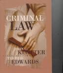 Tapa de Criminal law