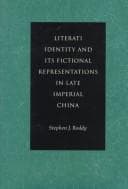 Tapa de Literati identity and its fictional representations in late imperial China