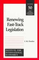 Tapa de Renewing fast-track legislation