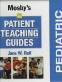 Tapa de Mosby's pediatric patient teaching guides